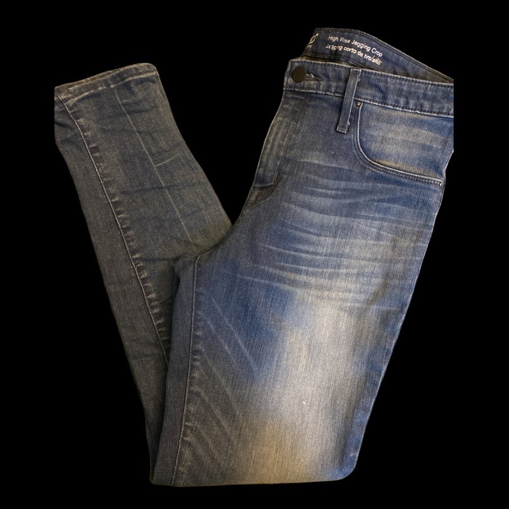 Skinny high rise jeans
